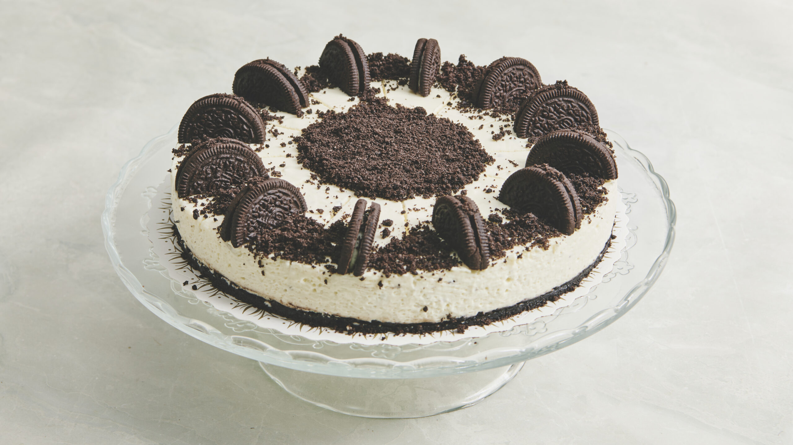 Cheesecake med Oreo fyld coverbillede