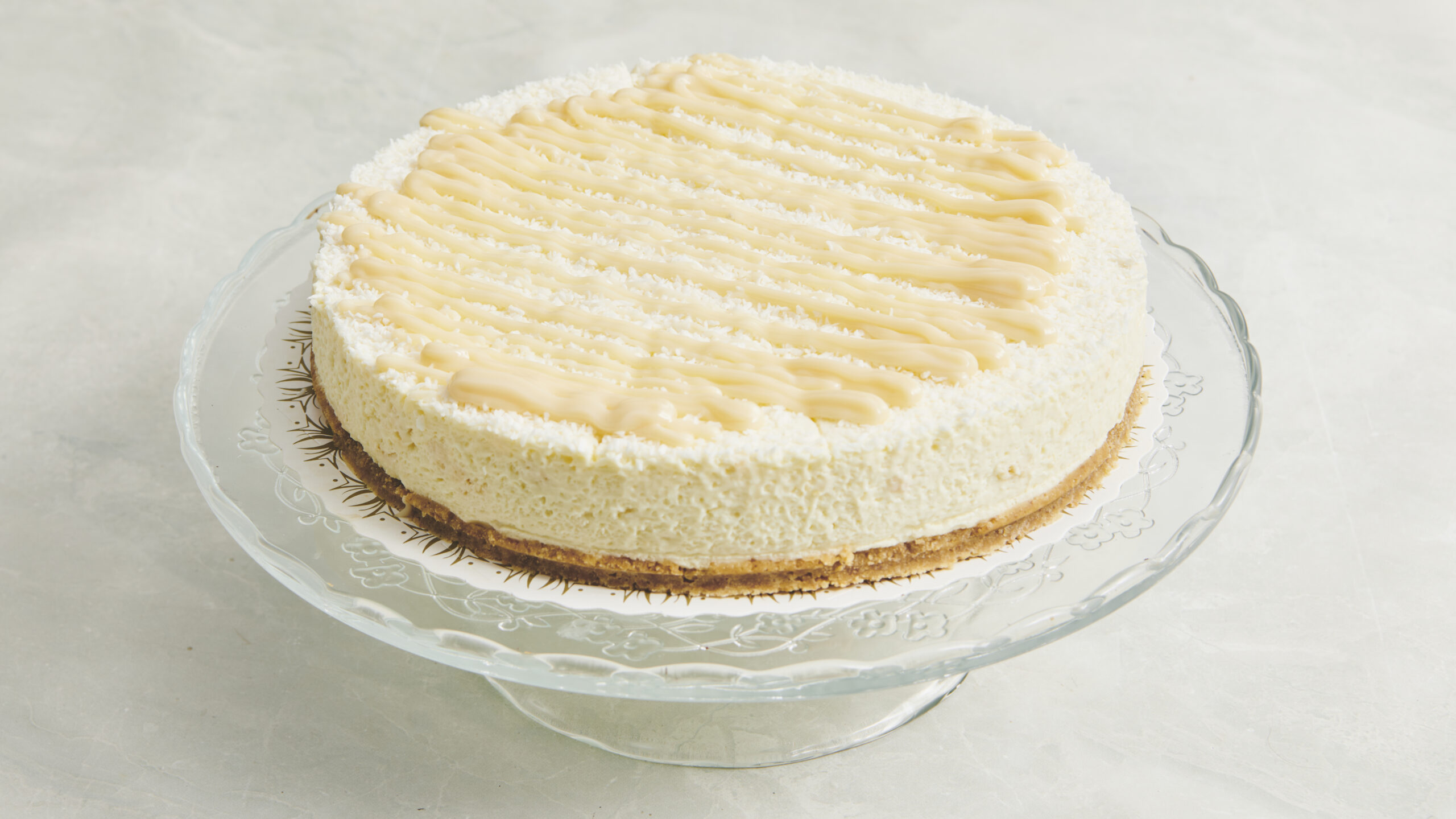 Cheesecake med Raffaello fyld